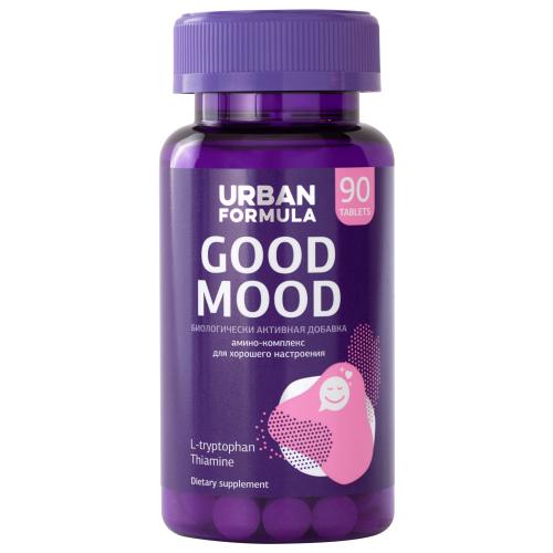 Урбан Формула Комплекс для хорошего настроения с L-триптофаном Good Mood, 90 таблеток (Urban Formula, Special)