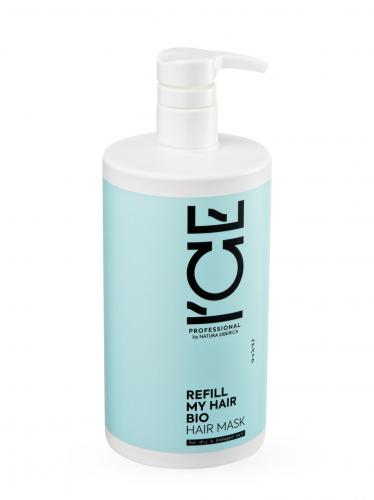 Айс Профешенл Маска для сухих и повреждённых волос, 750 мл (I`CE Professional, Refill My Hair), фото-3
