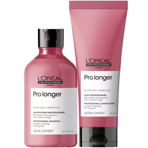 Лореаль Профессионель Программа Pro Longer базовый уход: шампунь 300 мл + кондиционер 200 мл (L'Oreal Professionnel, Уход за волосами, Pro Longer), фото-3