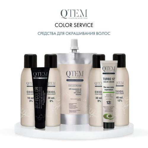 Кьютэм Осветляющий крем для волос Decocream с маслом макадамии, 500 мл (Qtem, Color Service), фото-6