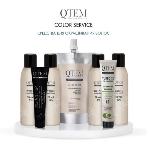 Кьютэм Универсальный крем-оксидант Oxioil 9% (30 Vol.), 1000 мл (Qtem, Color Service), фото-6