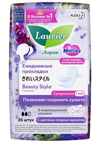 Женские гигиенические прокладки на каждый день Beauty Style Blossom с цветочно-ягодным ароматом, 36 шт (Ежедневные)