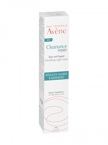 Авен Разглаживающий ночной крем Women, 30 мл (Avene, Cleanance), фото-5