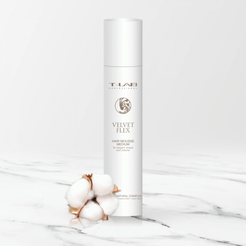 Т-Лаб Профешенел Мусс средней фиксации Velvet Flex, 300 мл (T-Lab Professional, Finishing)