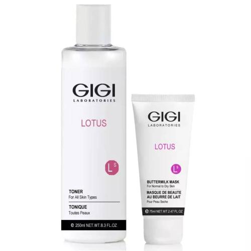 ДжиДжи Набор &quot;Очищение и увлажнение&quot;: тоник 250 мл + маска 75 мл (GiGi, Lotus Beauty)