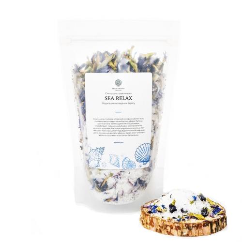 Микс Sea Relax c травами и маслом  для ванной,  400 г (Для ванны)