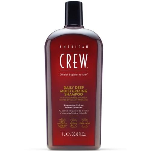 Американ Крю Ежедневный увлажняющий шампунь Daily Deep Moisturizing, 1000 мл (American Crew, Hair&Body)