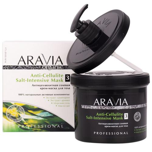Аравия Профессионал Антицеллюлитная солевая крем-маска для тела, 550 мл (Aravia Professional, Aravia Organic), фото-5