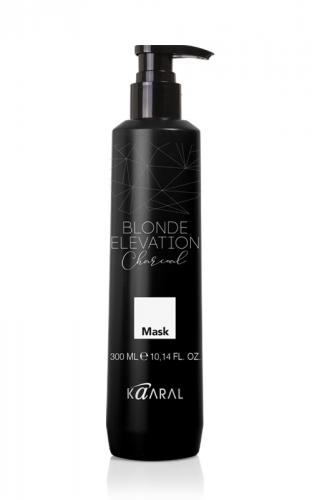 Каарал Черная угольная тонирующая маска для волос, 300 мл (Kaaral, Blonde Elevation, Charcoal)