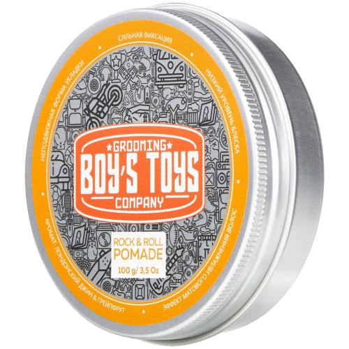 Бойс Тойс Помада для укладки волос сильной фиксации и средним уровнем блеска Rock &amp; Roll Pomade, 100 г (Boys Toys, Стайлинг)