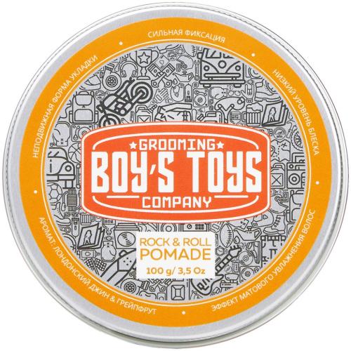 Бойс Тойс Помада для укладки волос сильной фиксации и средним уровнем блеска Rock &amp; Roll Pomade, 100 г (Boys Toys, Стайлинг), фото-3