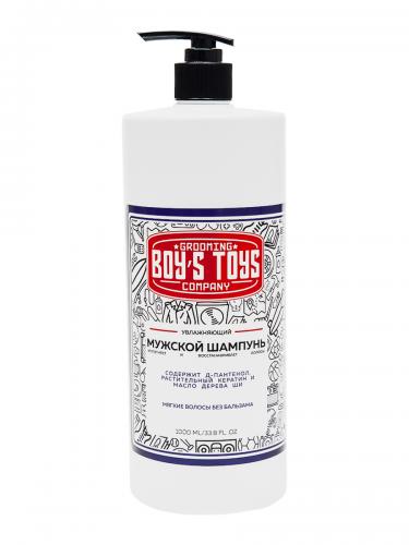 Бойс Тойс Увлажняющий шампунь для ежедневного ухода за нормальными и сухими волосами Daily Moisturizing Shampoo, 1000 мл (Boys Toys, Уход)