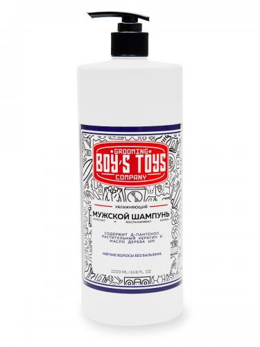 Бойс Тойс Увлажняющий шампунь для ежедневного ухода за нормальными и сухими волосами Daily Moisturizing Shampoo, 1000 мл (Boys Toys, Уход), фото-2
