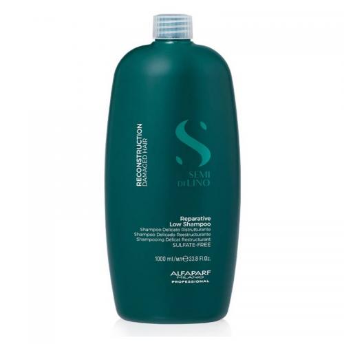 Алфапарф Милано Бессульфатный шампунь для поврежденных волос Low Shampoo, 1000 мл (Alfaparf Milano, Reconstruction)