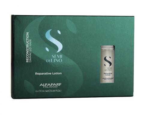Алфапарф Милано Лосьон, восстанавливающий структуру волос Reparative Lotion, 6 ампул х 13 мл (Alfaparf Milano, Reconstruction)