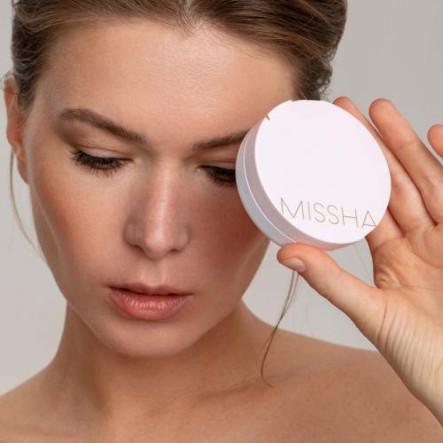 Миша Тональный крем-кушон Magic Cushion Cover Lasting SPF50+/PA+++, 15 г (Missha, Foundation), фото-8