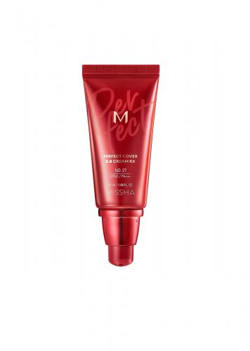 Миша Тональный BB крем M Perfect Cover BB Cream Rx SPF42/PA+++ № 27, 50 мл (Missha, Perfect Cover), фото-2