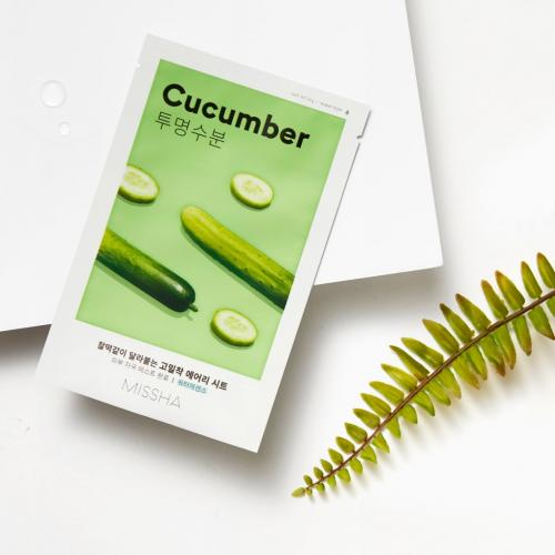 Миша Тканевая маска для лица Cucumber, 19 г (Missha, Маски, Airy Fit Sheet Mask), фото-7