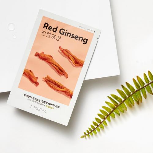 Миша Тканевая маска для лица Red Ginseng (Missha, Маски, Airy Fit Sheet Mask), фото-7