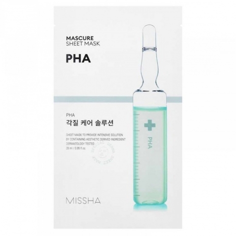 Миша Тканевая маска для лица Mascure Peeling (Missha, Маски, Mascure Solution Sheet Mask)