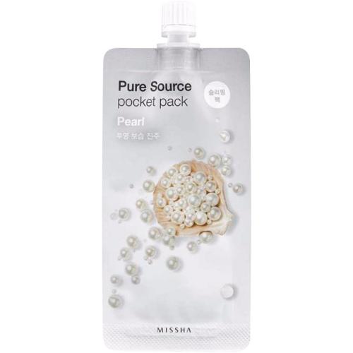 Миша Увлажняющая маска для лица Pearl, 10 мл (Missha, Маски, Pure Source Pocket Pack)