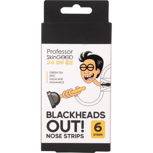 Профессор СкинГуд Полоски для носа, 6 шт (Professor SkinGood, Полоски для носа)