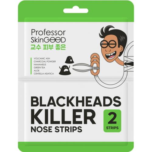 Профессор СкинГуд Очищающие полоски для носа, 2 шт (Professor SkinGood, Полоски для носа)