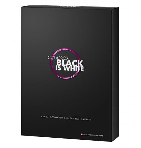 Курапрокс Звуковая зубная щетка Hydrosonic Black is White (Curaprox, Звуковые зубные щетки), фото-2