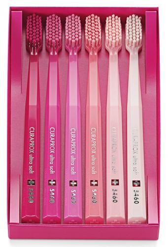 Курапрокс Набор ультрамягких зубных щеток Pink Edition, 6 штук (Curaprox, Наборы), фото-2