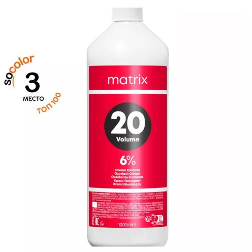 Матрикс Крем-оксидант 20 vol - 6%, 1000 мл (Matrix, Окрашивание, SoColor)