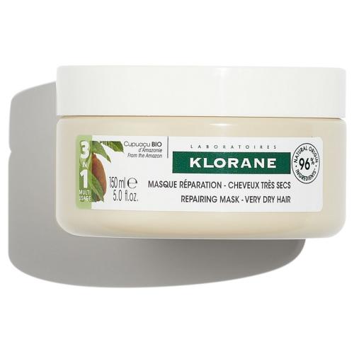 Клоран Восстанавливающая маска для волос &quot;3 в 1&quot; с органическим маслом Купуасу, 150 мл (Klorane, Cupuacu)