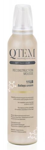 Кьютэм Многофункциональный мусс-реконструктор для волос Baileys Cream, 250 мл (Qtem, Soft Touch Color)