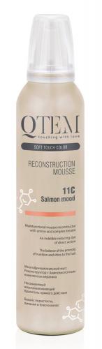 Кьютэм Многофункциональный мусс-реконструктор для волос Salmon Mood, 250 мл (Qtem, Soft Touch Color)