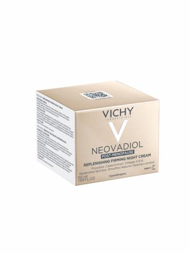 Виши Восстанавливающий питательный ночной крем для кожи в период менопаузы, 50 мл (Vichy, Neovadiol), фото-3
