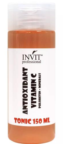 Инвит Тоник-антиоксидант для очищения лица с витамином С, флоретином и минералами, 150 мл (Invit, Invitel Aqua)