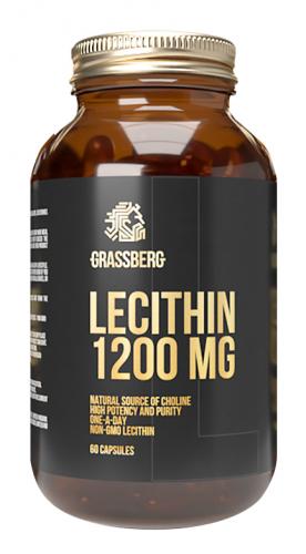 Грасберг Биологически активная добавка к пище Lecithin 1200 мг, 60 капсул (Grassberg, )
