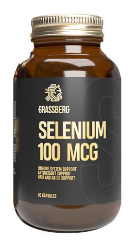 Грасберг Биологически активная добавка к пище Selenium 100 мкг, 60 капсул (Grassberg, )