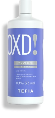 Тефия Крем-окислитель для обесцвечивания волос 10%/33 vol, 900 мл (Tefia, MyPoint)