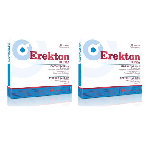 Олимп Лабс Биологически активная добавка Erekton Ultra, 840 мг, N30 х 2 шт (Olimp Labs, Мужское здоровье)