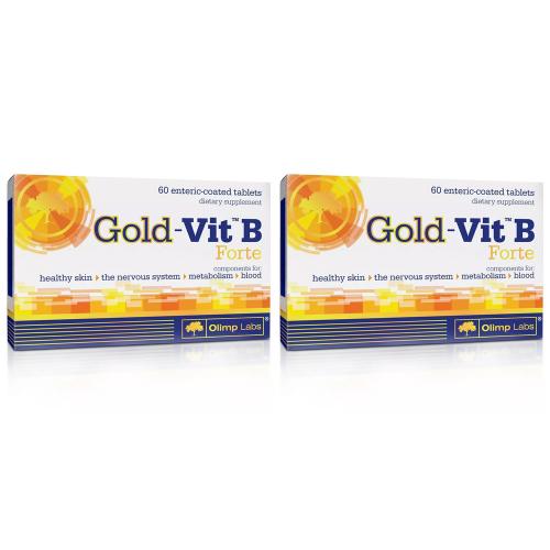 Олимп Лабс Gold-Vit B Forte биологически активная добавка к пище, 190 мг, N60 х 2 шт (Olimp Labs, Витамины и Минералы)