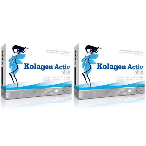 Олимп Лабс Биологически активная добавка Kolagen Activ Plus 1500 мг, 2 х 80 таблеток (Olimp Labs, Красота)