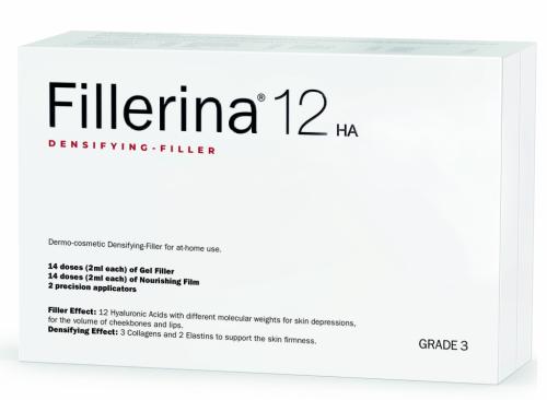 Филлерина Дермо-косметический набор с укрепляющим эффектом Intensive уровень 3, 2 флакона х 30 мл (Fillerina, 12 HA Densifying-Filler)