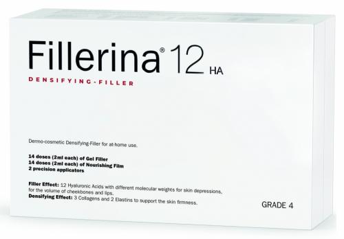 Филлерина Дермо-косметический набор с укрепляющим эффектом Intensive уровень 4, 2 флакона х 30 мл (Fillerina, 12 HA Densifying-Filler)