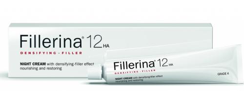 Филлерина Ночной крем для лица с укрепляющим эффектом уровень 4, 50 мл (Fillerina, 12 HA Densifying-Filler)