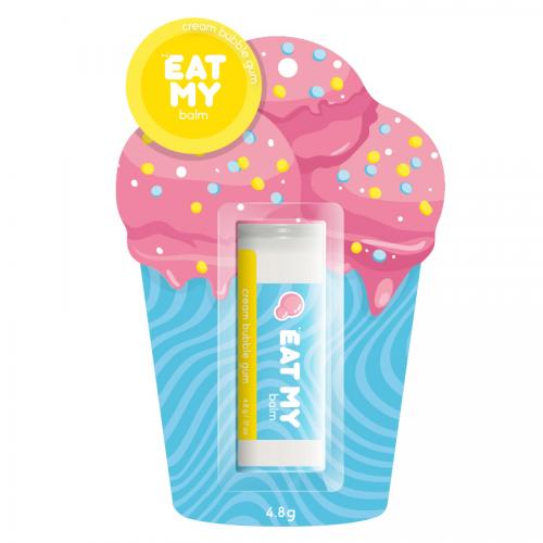 Ит Май Бальзам для губ &quot;Сливочный бабл гам&quot;, 4,8 г (Eat My, Ice Cream)