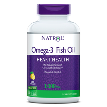 Натрол Рыбий жир омега-3 1000 мг, 150 капсул (Natrol, Омега 3)