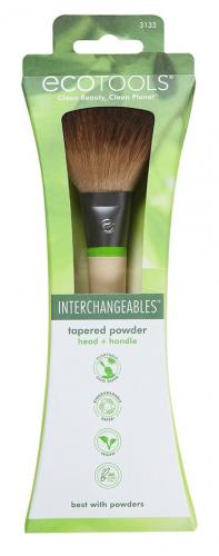 Кисть для пудры: сменная насадка и ручка Tapered Powder (Interchangeables), фото-3
