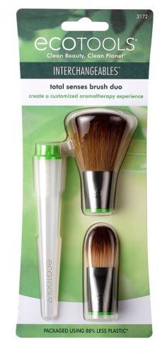 Эко Тулс Набор кистей для макияжа Total Senses Brush Duo (Eco Tools, Interchangeables), фото-3