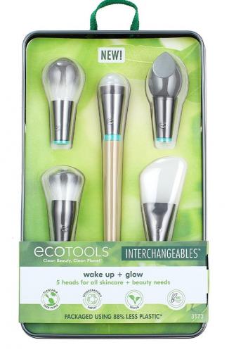 Эко Тулс Набор аксессуаров и кистей для макияжа Wake Up And Glow Brush Set (Eco Tools, Interchangeables), фото-4