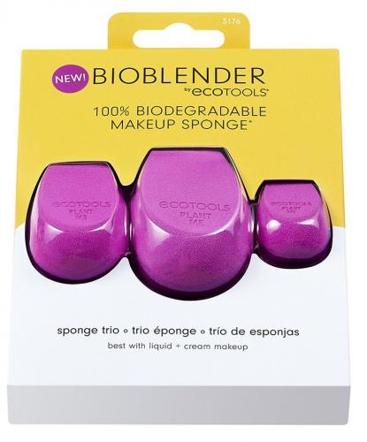 Эко Тулс Набор биоразлагаемых спонжей для макияжа Bioblender Makeup Sponge Trio (Eco Tools, Innovation), фото-3